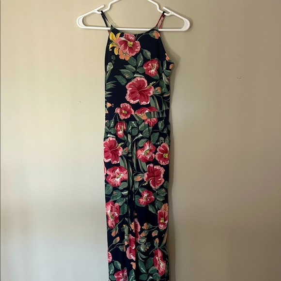 Hollister Pants & Jumpsuits Hollister Floral Jumpsuit Poshmark
